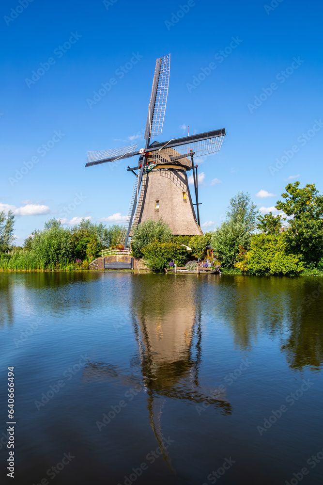 Les moulins à vent de Kinderdijk, Pays-Bas, Classés au patrimoine mondial de l'UNESCO