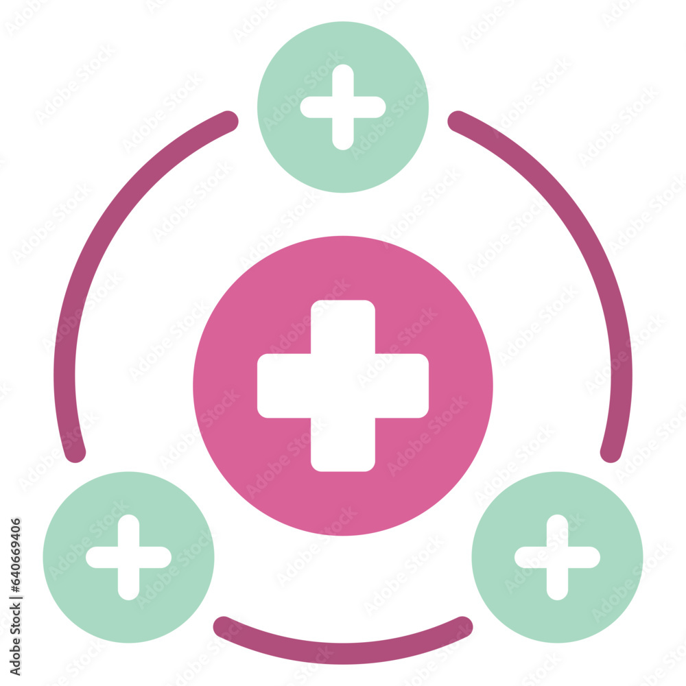 Obraz premium Pink Positivity Icon