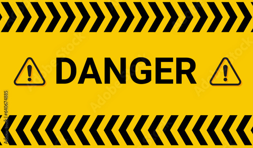 danger warning caution alert design background