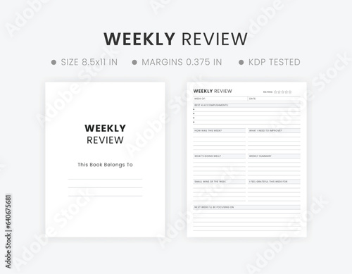 Weekly review checklist 