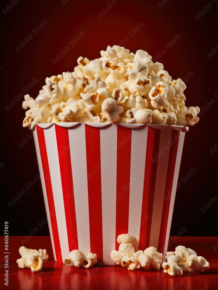 box of popcorn box of popcorn
