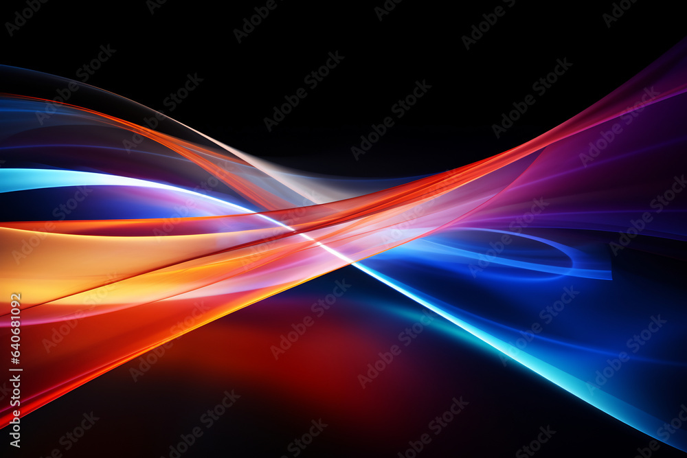 Colorful abstract swirl light trail wave Colorful abstract swirl light trail wave