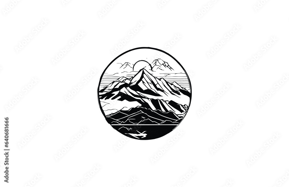 High Mountain Peak Lovers Community Logo