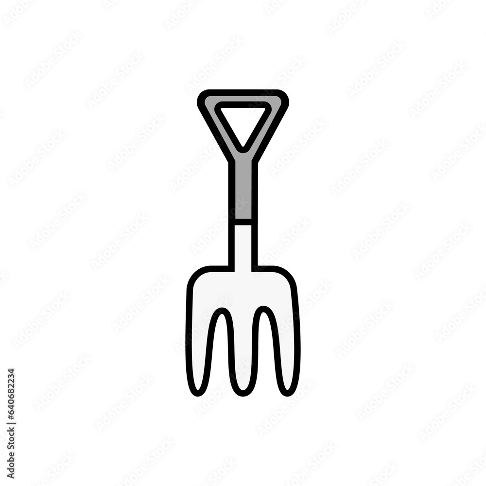 Gardening hand rural fork icon Gardening hand rural fork icon
