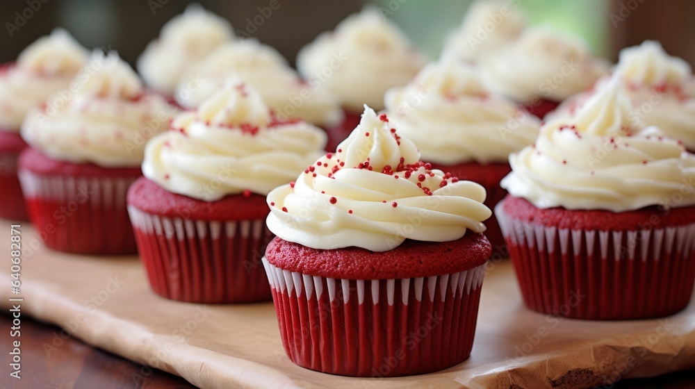 Decadent Red Velvet Cupcakes with Cream Cheese Frosting