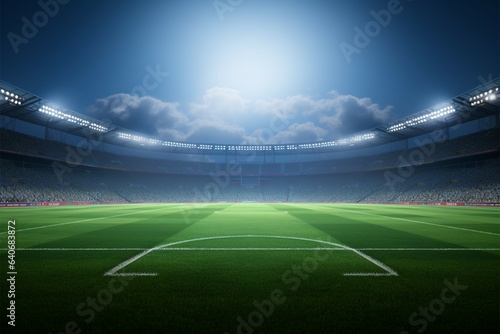 The soccer field, where dreams and goals come to life © Jawed Gfx