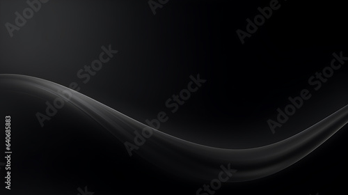black wave abstact background texture, ai generative