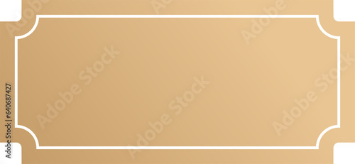 golden ticket badge element