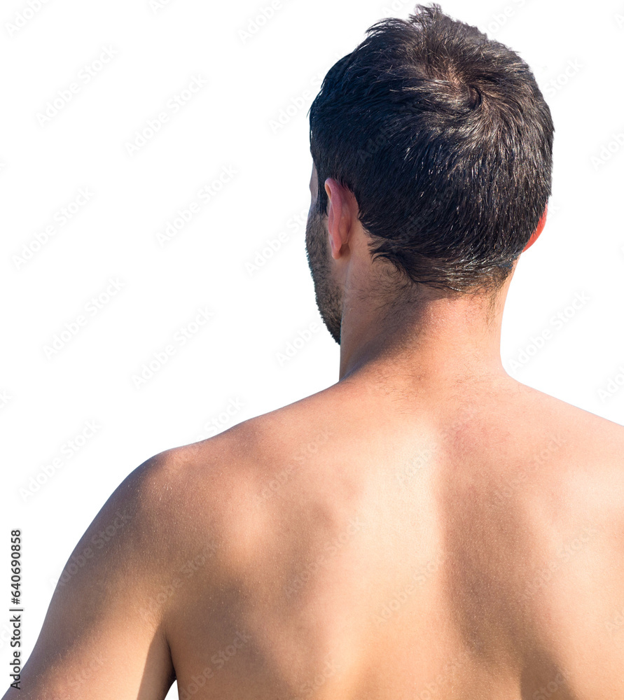 Digital png photo of caucasian man on transparent background Digital png photo of caucasian man on transparent background