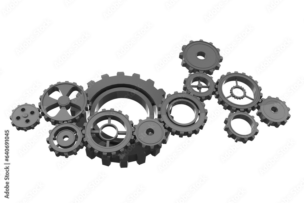 Digital png illustration of grey cogs on transparent background Digital png illustration of grey cogs on transparent background