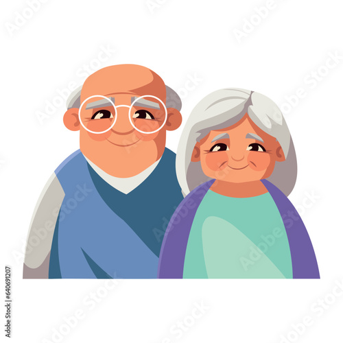 grandparents day old couple