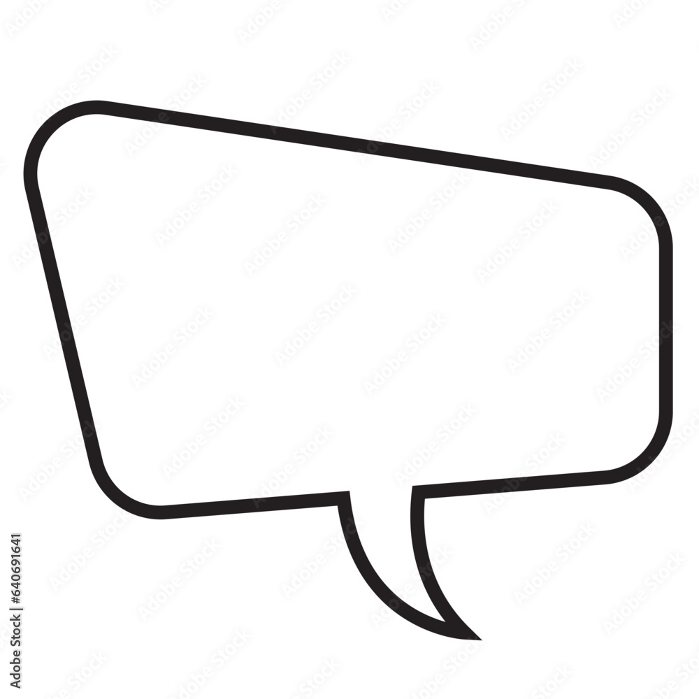 illustration of a speech bubble, SPEECH BUBBLE, TALK BALLOON illustration of a speech bubble, SPEECH BUBBLE, TALK BALLOON