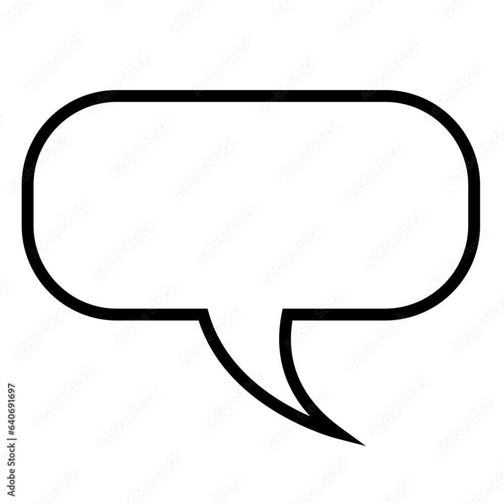 illustration of a speech bubble, SPEECH BUBBLE, TALK BALLOON illustration of a speech bubble, SPEECH BUBBLE, TALK BALLOON