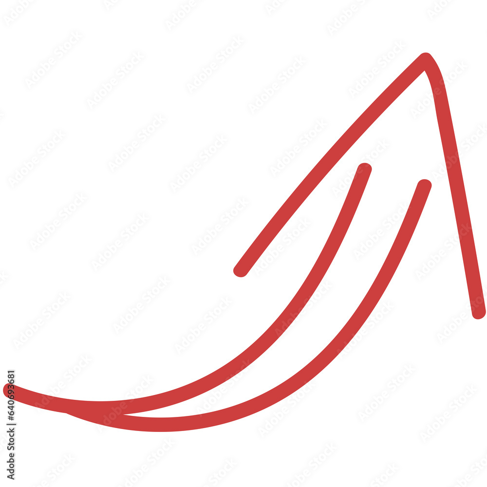 Digital png illustration of red arrow on transparent background Digital png illustration of red arrow on transparent background