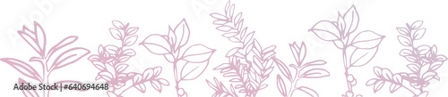 Digital png illustration of pink plants on transparent background