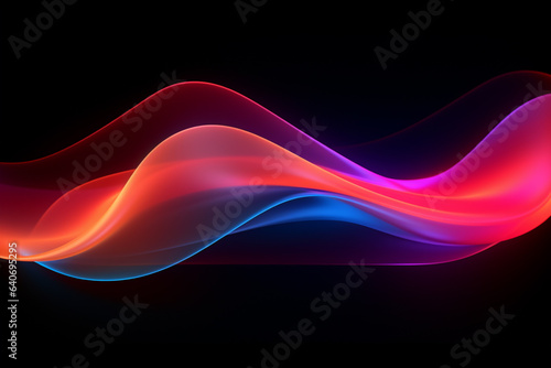 Abstract neon gradient background.