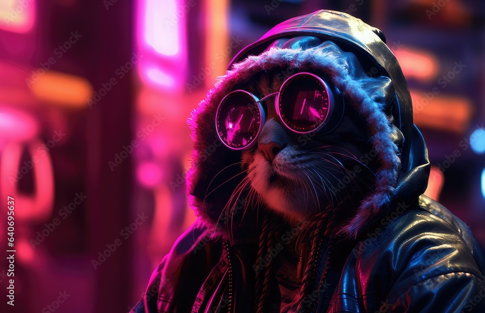 Cyberpunk Cat 