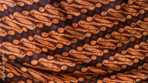 Traditional batik native to Pekalongan  Central Java  Indonesia with elegant classic motifs