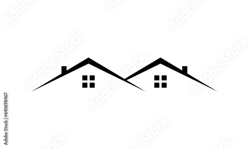 House Logo. Usable for Real Estate, Construction, Architecture and Building Logos.