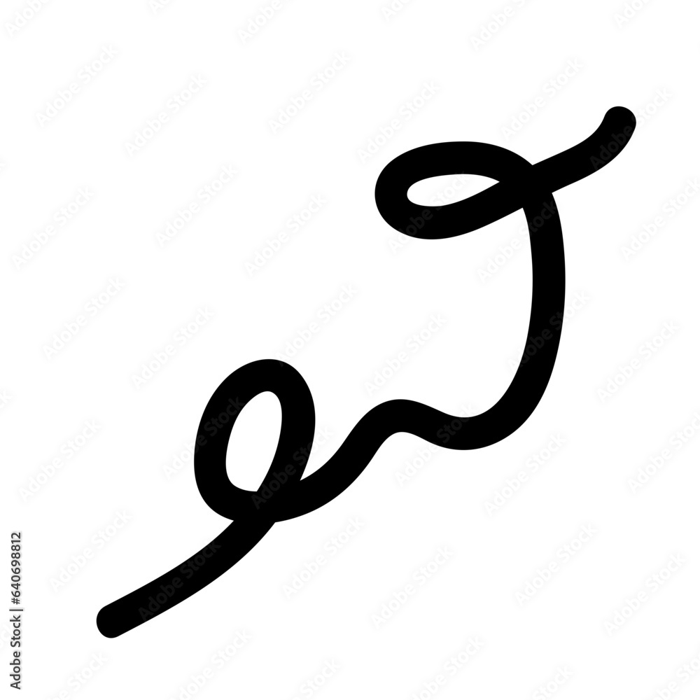 Squiggle abstract line Squiggle abstract line