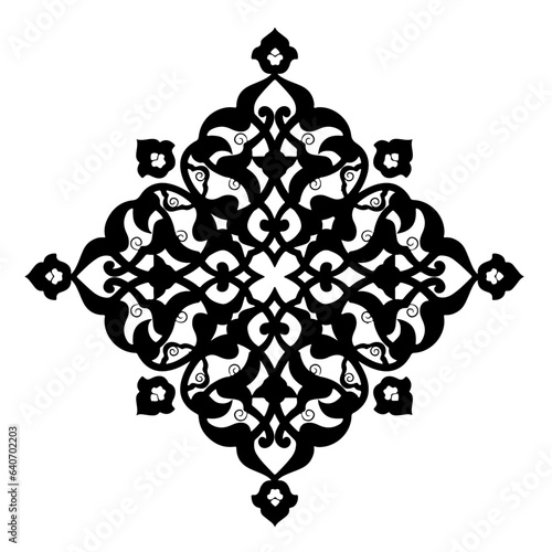 Damask Ornament Arabesque Motif Floral Design - Arabesque