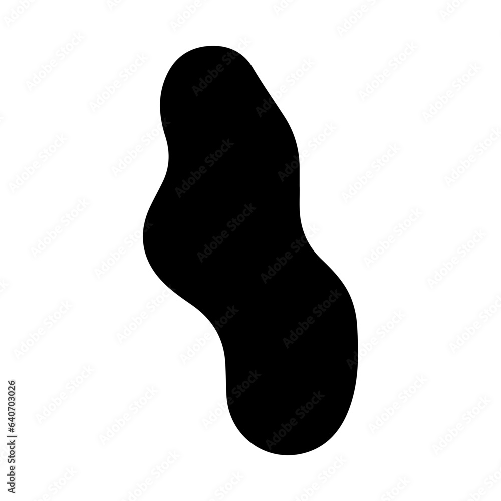 Irregular blob organic shape Irregular blob organic shape