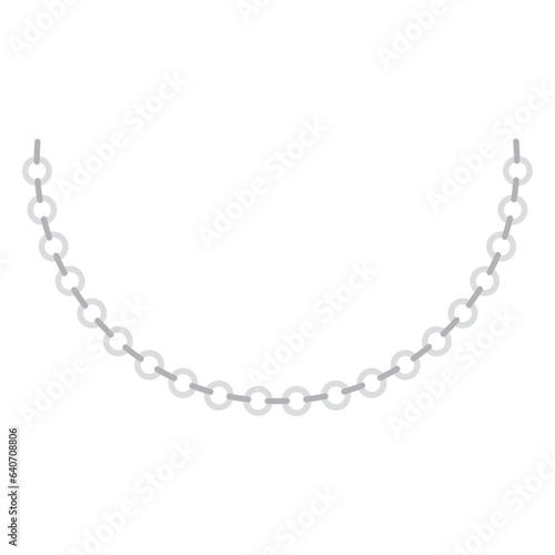 Isolated colored jewelry necklace icon Vector
