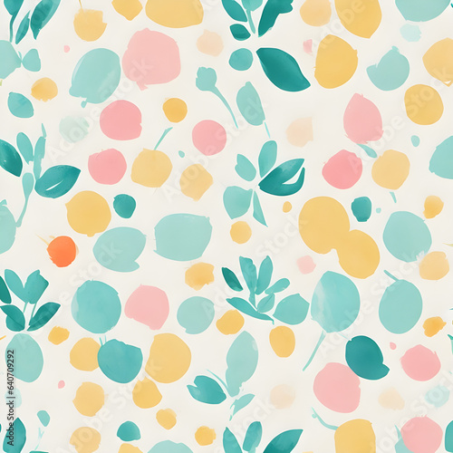seamless pattern with flowers,Creative texture for fabric, packaging, textiles, wallpaper, and clothing.