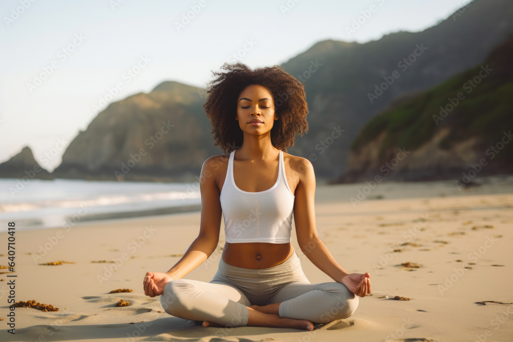 Coastal Tranquility: Embracing Wellness with Yoga and Meditation