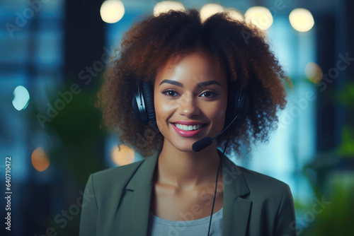 Professional Black Woman Engaging in Customer Consultation