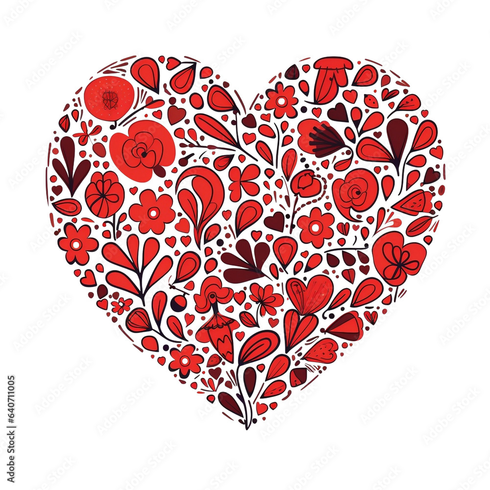pattern in heart, heart shape cartoon pattern in heart, heart shape cartoon