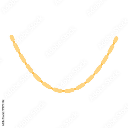 Isolated colored jewelry necklace icon Vector