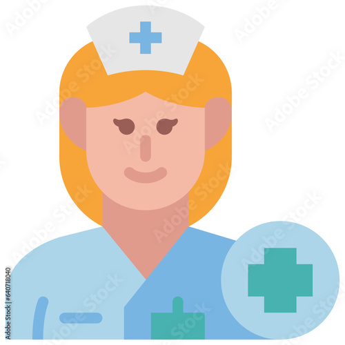 nurse flat icon