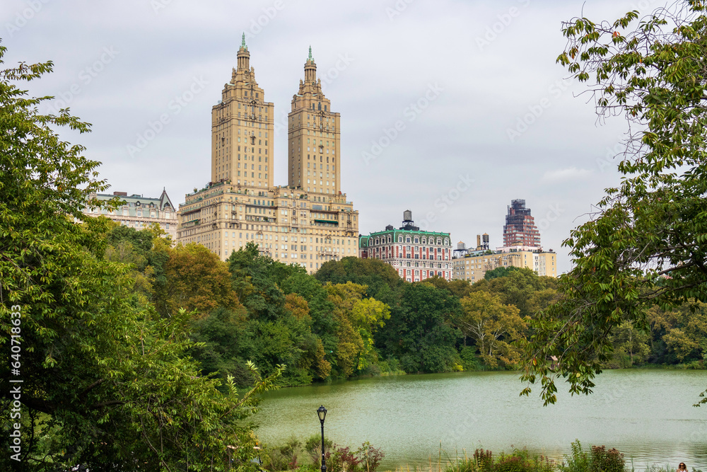 The San Remo is a cooperative apartment building at 145 and 146 Central Park West, between 74th and 75th Streets, adjacent to Central Park on the Upper West Side of Manhattan in New York City. The San Remo is a cooperative apartment building at 145 and 146 Central Park West, between 74th and 75th Streets, adjacent to Central Park on the Upper West Side of Manhattan in New York City.