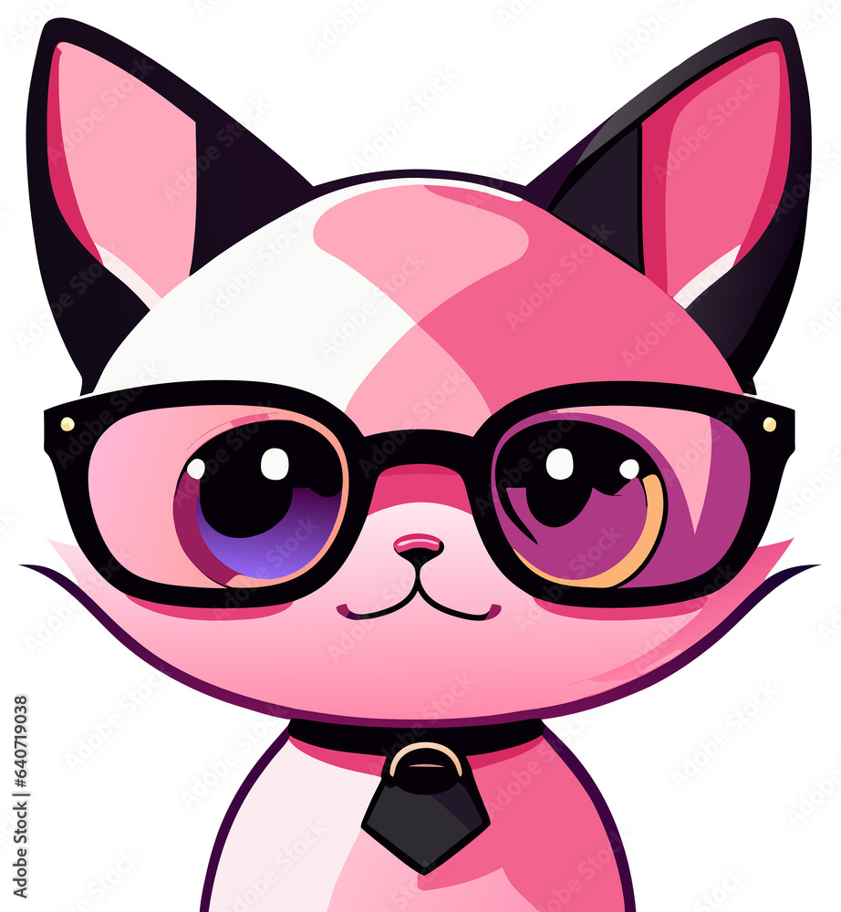 pink cat cartoon pink cat cartoon