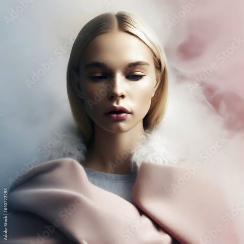 Portrait of a Woman · Rose Quartz & Serenity Blue · Serene