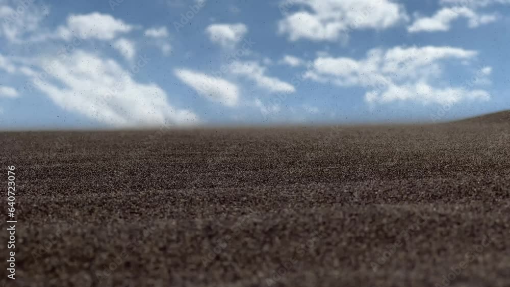 Arena y viento. Arena y viento.