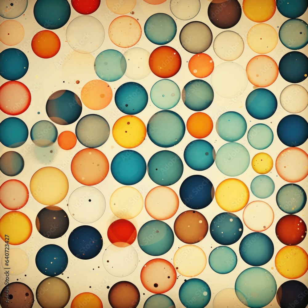 Seamless pattern with multicolored balls. Vector illustration.