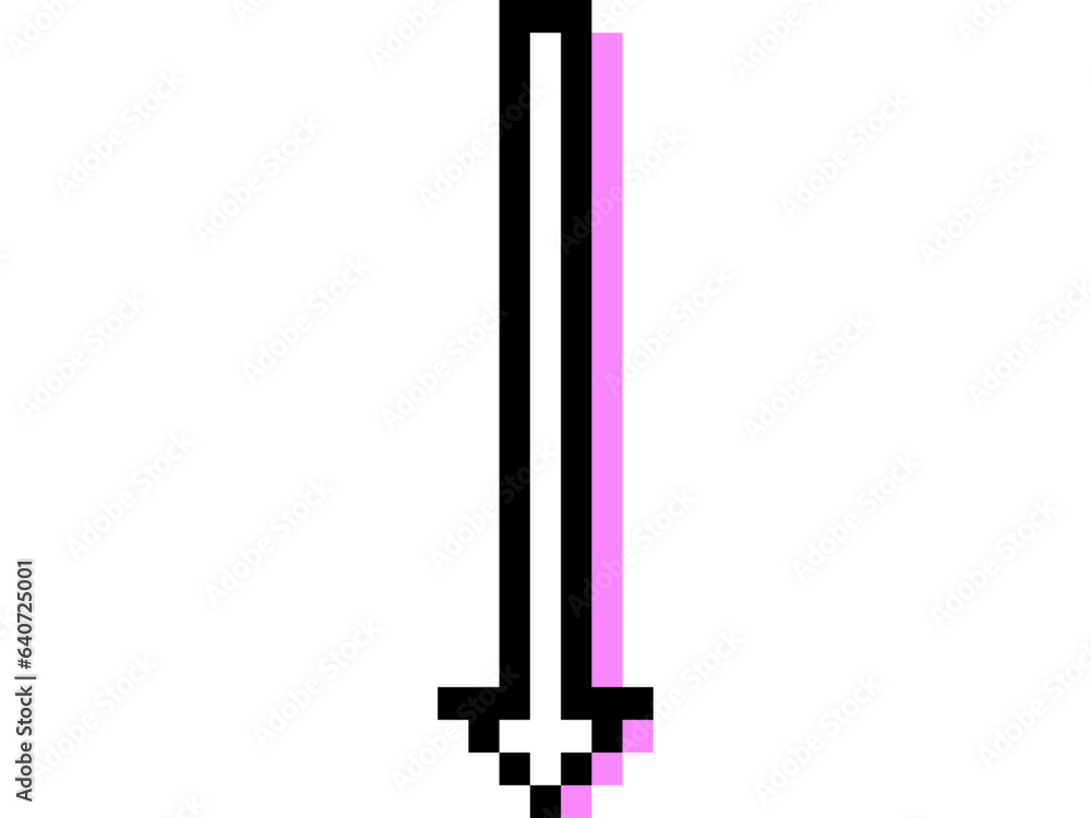 Pixel arrow. Vector illustration. Pixel arrow. Vector illustration.