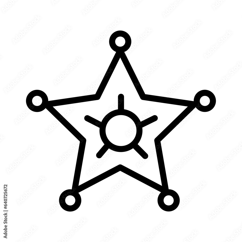 Law Police Secuirty Outline Icon Law Police Secuirty Outline Icon