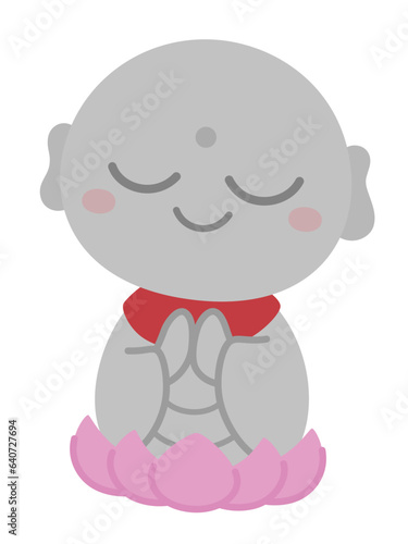 かわいいお地蔵様のイラスト