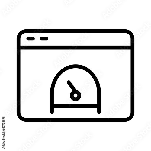 Online Seo Testing Outline Icon