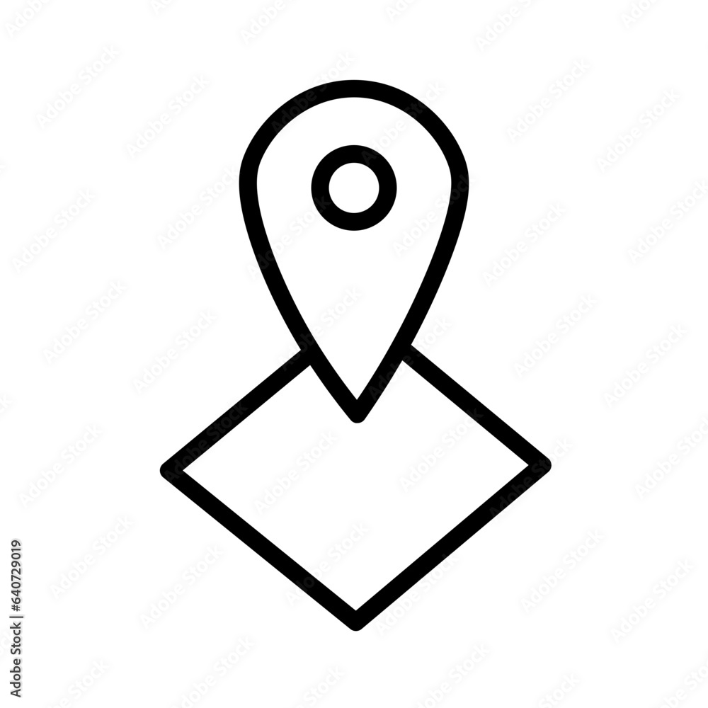 Business Local Seo Outline Icon Business Local Seo Outline Icon