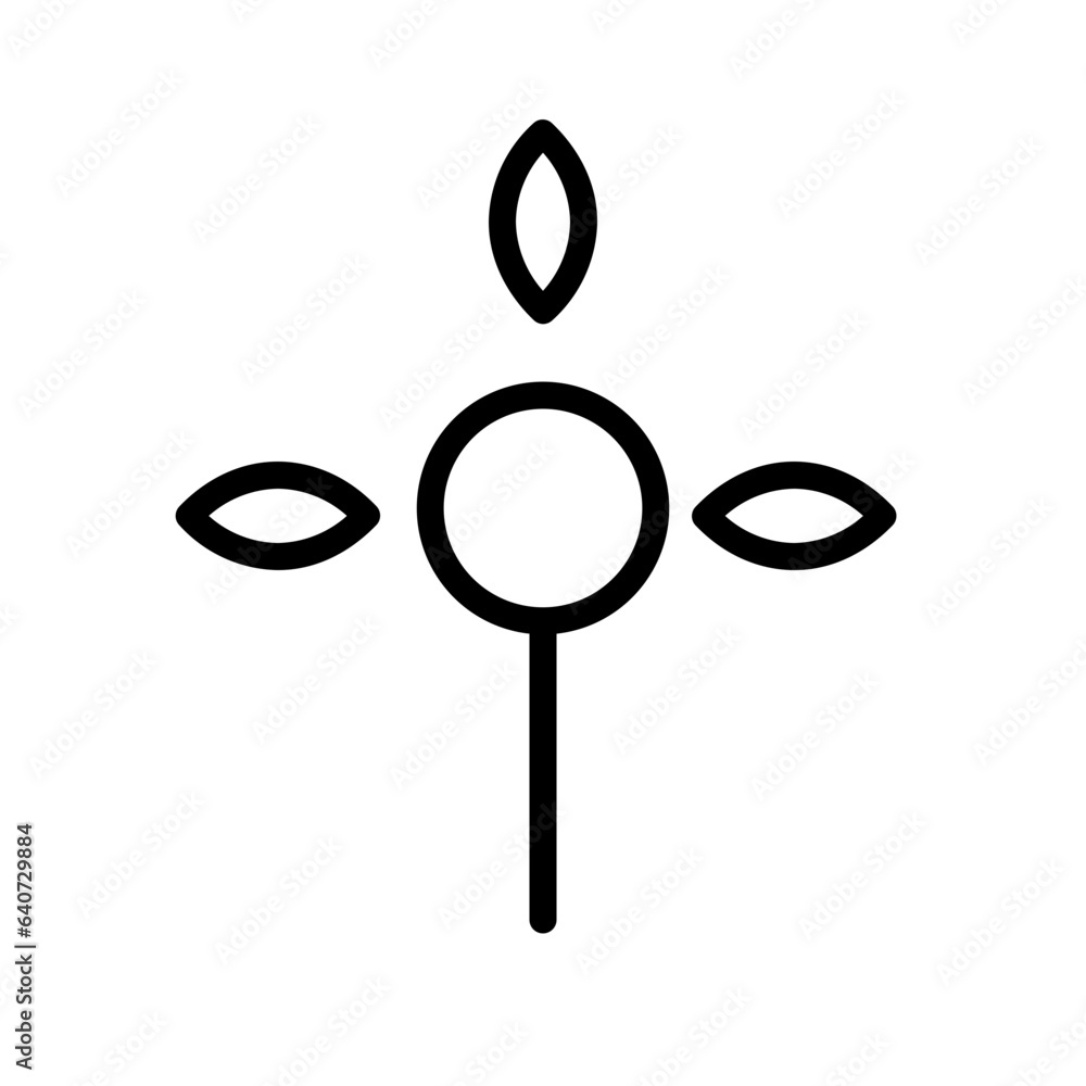 Flower Health Spa Outline Icon Flower Health Spa Outline Icon