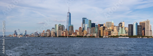 panorama of the New York Manhattan skyline