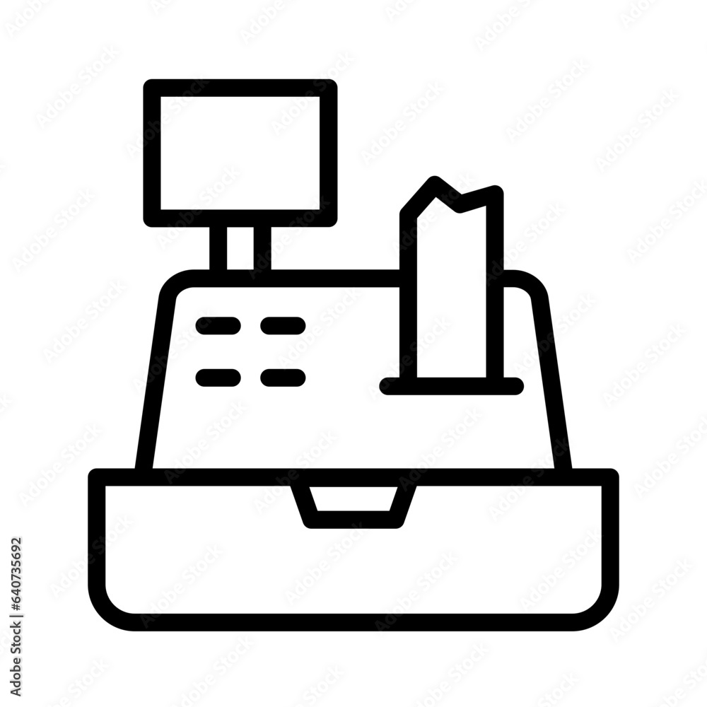 Cash Cashier Money Icon Cash Cashier Money Icon