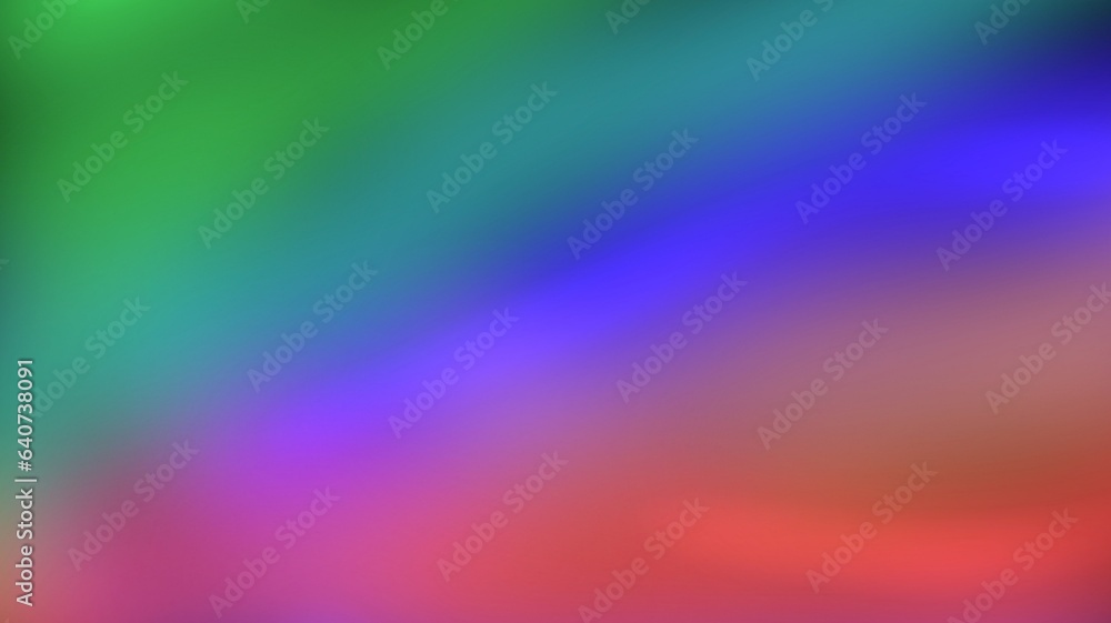 Blurred colored abstract background. Smooth transitions of iridescent colors. Colorful gradient. Rainbow backdrop.with copy space for design.Bright modern web banner.