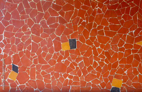 Background and texture made of stones mosaic