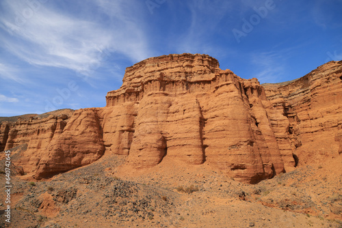 The rock formations in Nemegt canyon  Umnugobi  Mongolia
