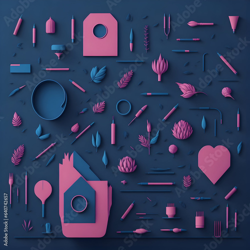 pattern with hearts